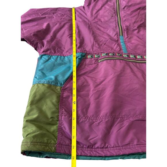L.L. Bean  Men’s Vintage Aztec XXL  Hooded Thinsulate Pullover Anorak Jacket - Picture 10 of 10